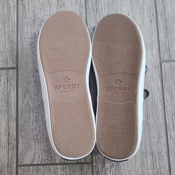 Sperry Top-Sider men's grey boat shoes fashion sneakers size 8 M - Picture 9 of 10